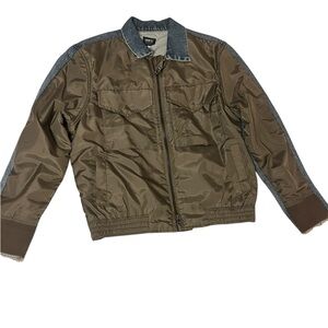 Levi's Made & Crafted Spliced Bomber Trucker Jacket Men's Size Small